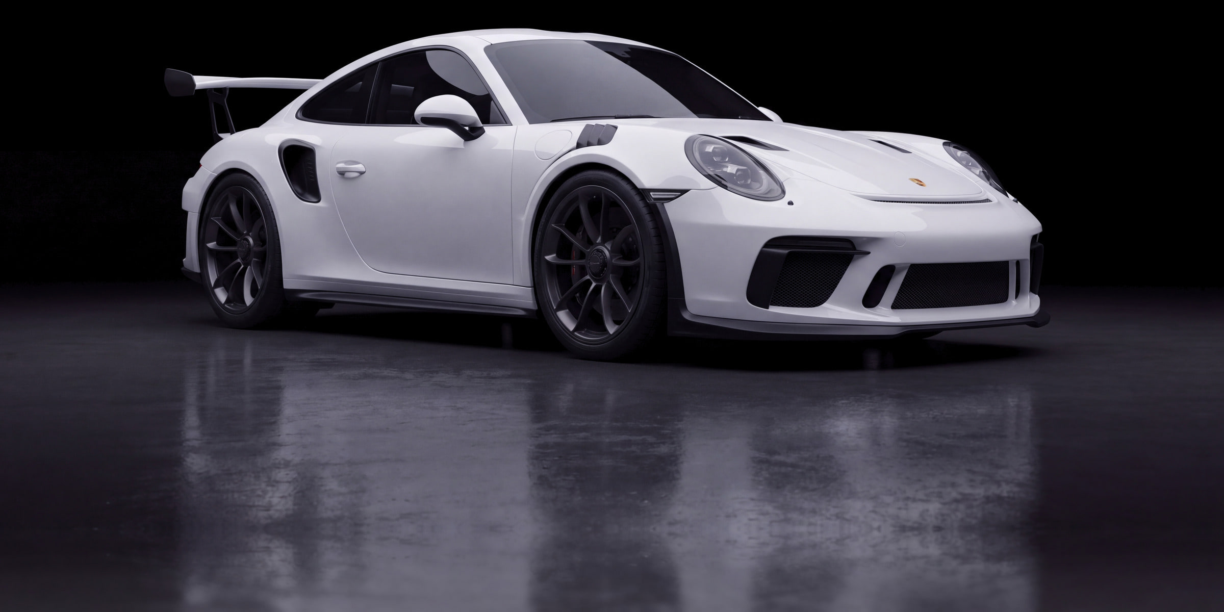 Porsche 911 GT3 RS with tinted windows
